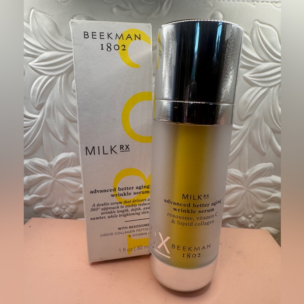 Beekman 1802 milk Rx advanced better aging wrinkle serum w/ rexosome etc- 1oz